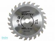 Диск пильный по дереву 89x10 мм 24 зуб. HS S024 W в блистере (WORTEX)
