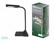 Светильник светодиодный настольный СН-90, гибкий, выключатель, 220 В, 5 Вт, 5300 К черный  TDM