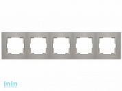 Рамка 5-ая горизонтальная титан, RITA, MUTLUSAN