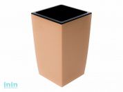 Кашпо для цветов со вставкой Жасмин, 1,5 л, карамель, GARDENPLAST