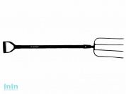 Вилы для сена PROTEX "САДОВОД"