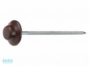 Гвоздь для ондулина 2.5х70 коричневый (100 шт в упак) (STARFIX)