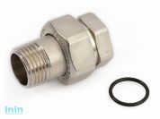 Американка прямая вн.-нар. 1" с уплотнительным кольцом, ник General Fittings