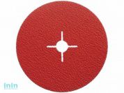 Фибровый шлифкруг 125мм P36 д/мет. нерж. алюм. QUANTUM (125x22 F996 P36 Керамическое зерно) (NORTON)