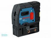 Нивелир лазерный точечный (отвес) BOSCH GPL 5 с держателем (проекция: 5 точек, до 30 м, +/- 0.30 мм/м, резьба 5/8")