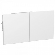 Розетка двойная с/з со сдвижными крышками Schneider Atlas Design, ATN000128