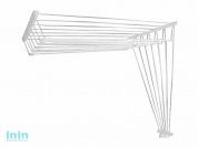 Сушилка для белья потолочная стальная 2,2 м, 7 стержней, белая, PERFECTO LINEA (7 стержней)