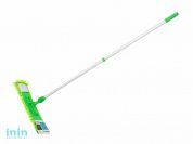 Швабра для пола с насадкой из шенилла, зеленая + Кружка кер, 450 мл, серия Черепаха, бело-зеленая (промо) (PERFECTO LINEA)