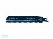 Пилка сабельная по металлу S955CHM (1 шт.) BOSCH (пропил прямой, тонкий, Carbide Technology, шлифованные зубья)
