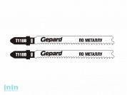 Пилка лобз. по металлу T118B (2 шт.) GEPARD (пропил прямой, тонкий, для базовых работ)