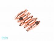 Трубка контактная Ф 0.8 мм M6х28 мм E-Cu (набор 5 шт) SOLARIS (контактный наконечник)