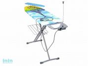 Доска гладильная НИКА 9 (металл 1220 * 400), подрукавн,подс.п/утюг, полка д/белья, удлин+держ, NIKA (Доска гладильная НИКА 9 (металл 1220 * 400), подр