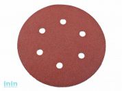 Шлифлист 150мм P80 бумага, самосцепл. (6 отв.) (ОАО "БАЗ")