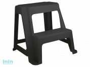 Табурет универсальный со ступенькой (черный) (IDEA)