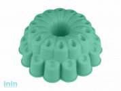 Форма для выпечки, силиконовая, кекс фантазия, 24 х 9 см, бирюзовая, PERFECTO LINEA