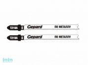 Пилка лобз. по металлу T218A (2 шт.) GEPARD (пропил криволинейный, тонкий, для базовых работ)