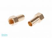 Соединение внутр. резьба 1/2" х елочка 19 мм (латунь) ECO