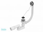 Сифон для ванны хромированный, Alcaplast (Cифон для ванны AlcaPlast A501)