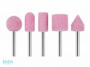 Набор шарошек 5шт (диск.,цилин.,полукр.,конич.,кругл.) хвос.d6(286) (BOSCH)