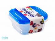 Набор контейнеров пласт.квадр. 2шт 450мл д/пищ.продуктов, серия One Touch, Good&Good (2шт*450мл)