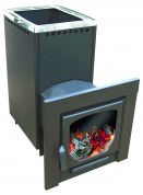 Печь Варвара "Паленица" удлиненная топка \ панорамная дверь