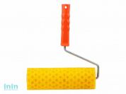 Валик поролоновый "Горошек" 250мм с ручкой 6мм STARTUL PROFI (грубая структура, для декоративной штукатурки, Бельгийский поролон)