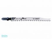 Пилка лобз. по дереву T308B (1 шт.) BOSCH (пропил прямой, тонкий, без сколов в древесине)