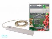 Подсветка умная SMD2835-30LED/m-IP20-5В-2,4Вт-3000 К(1 м), датчик движ., 4хААА TDM (Если  батарейки TDM - AAA Alkaline 1,5V, то время работы - 2,5 час