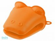 Прихватка, силиконовая, 9 х 10.5 см, оранжевая, PERFECTO LINEA