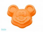 Форма для выпечки, силиконовая, микки, 14 х 13 х 3 см, оранжевая, PERFECTO LINEA