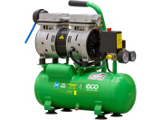 Компрессор ECO AE-10-OF1 безмасляный (120 л/мин, 8 атм, коаксиальный, безмасляный, ресив. 10 л, 220 В, 0,7 кВт)