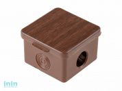 Коробка распаячная ОП 65х65х50мм, бук, 4 мембр. вх. IP54 ЮПИТЕР