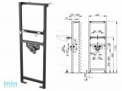 Pама для умывальника (высота монтажа 1,2 м), Alcaplast (Гарантия 6 лет)