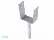 Основание столба анкерное тип U 120х325x120 мм STARFIX