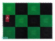 Коврик придверный, 42х56 см, "Травка", черно-зеленый, VORTEX (ВОРТЕКС)