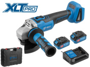 Аккум. углошлифмашина BULL CSG 1812 R в чем. XLTpro БЕСЩЕТ, 125 мм, рег. об., 8000 об/мин, 2х4 А*ч (рег. об.)