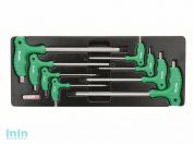 Набор-сет ключей L-Type Torx Т10-Т50 8шт 434х176мм TOPTUL (GAAT0804)