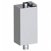 Бак 80л на трубе прямоугольный Везувий