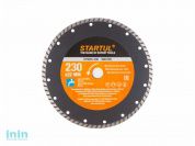 Алмазный круг 230х22 мм универс. Turbo MASTER STARTUL (сухая/мокрая резка)