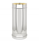 Сэндвич-труба Оц+Нерж (AISI 430/0,5мм)  д.150х220, L-1м