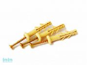 Дюбель-гвоздь 6х60 мм гриб (100 шт в зип-локе) (WAVE)