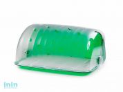 Хлебница Santi (Санти), зеленый полупрозрачный, BEROSSI (Изделие из пластмассы. Размер 273 х 345 х 164 мм)