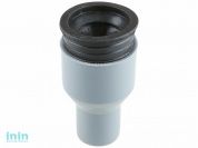 Переход на чугун для внутренней канализации в комплекте с манжеткой 50/75 РосТурПласт (Переход с чугуна на пластик 75х50 с манжетой.)