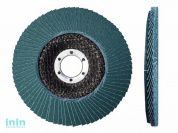 Круг лепестковый 150х22мм ZK80 ST плоск. КЛТ1 (Луга) (LUGAABRASIV)