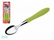 Набор ложек чайных, 3шт., серия PRISMA, зеленые, DI SOLLE (Длина: 132  мм, толщина: 0,8 мм. Прочная пластиковая ручка.)