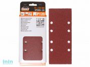 Шлифлист 93х230мм Р40 д/дерева 8 отв. 5шт. GEPARD (GP5004-40) (лист абразивный шлифовальный перфорированный)