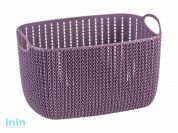Корзинка ВЯЗАНИЕ 7 л (пурпурный) (IDEA)