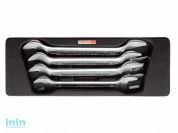 Набор-сет ключей рожк. 21-32мм 4шт. 136х364мм TOPTUL (GAAT0406)