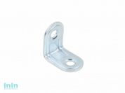 Кронштейн мебельный 22х22 мм, белый цинк STARFIX