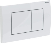 Смывная клавиша Delta30, пластик, для двойного смыва, белый глянец